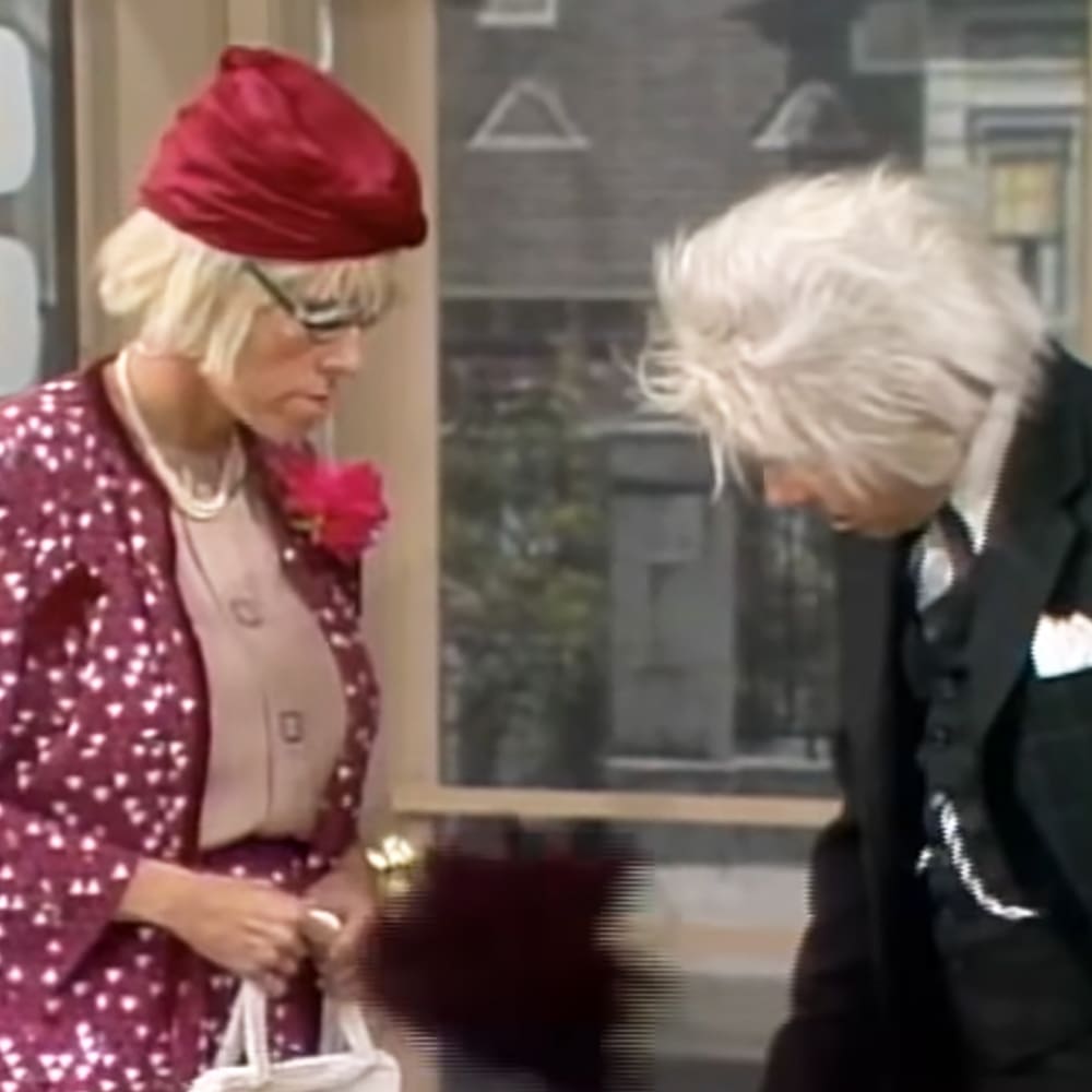 Tim Conway and Carol Burnett