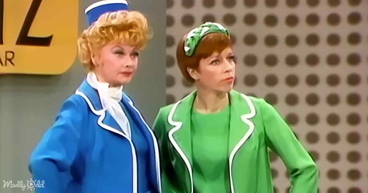 Carol Burnett and Lucille Ball
