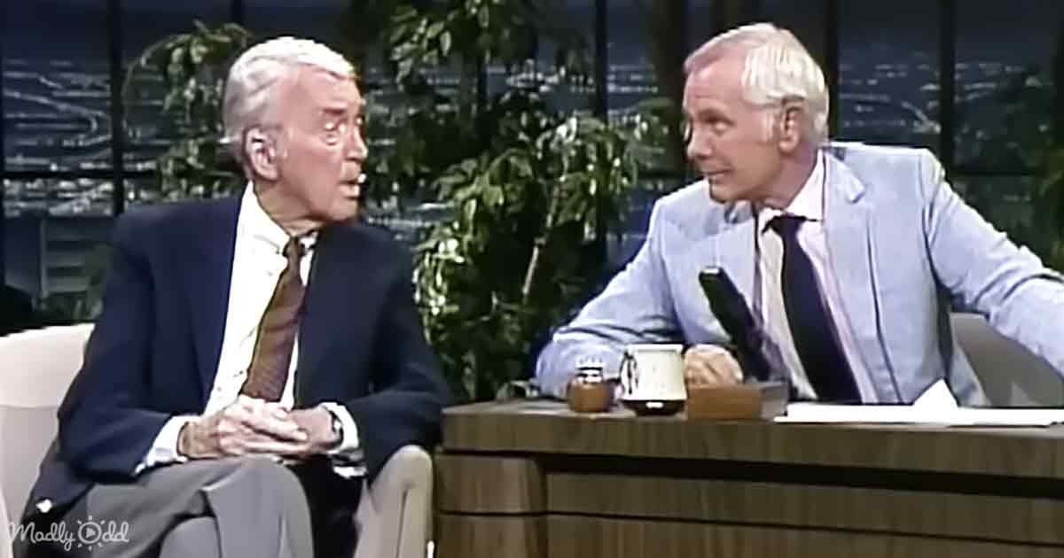 Jimmy Stewart and Johnny Carson