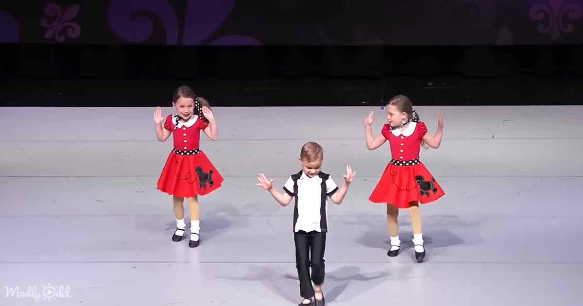 Three adorable dancers