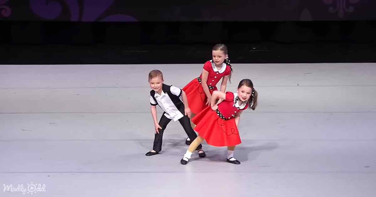 Three adorable dancers